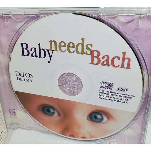 Baby Needs Bach Classical Music For Baby CD No Scratches Clean - Picture 6 of 8